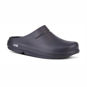 Oofos Unisex Black Oocloog Clog - M6/W8